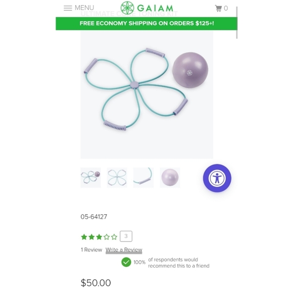 🌟 NEW - GAIAM Ultimate Core Toning Kit 🌟 - Picture 2 of 8